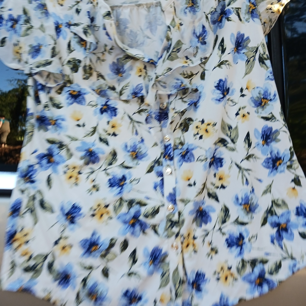 Flowered blouse